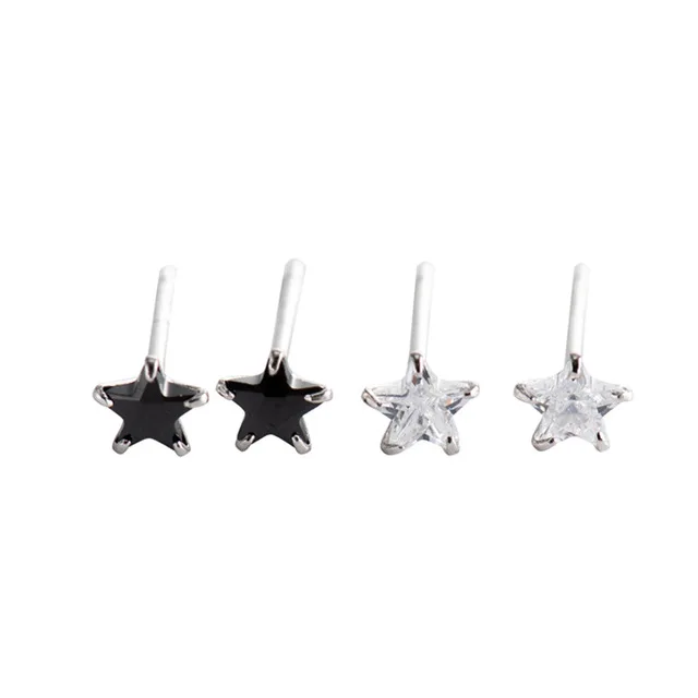 

2020 S925 Sterling Silver Fashion Simple Five-pointed Star Earrings