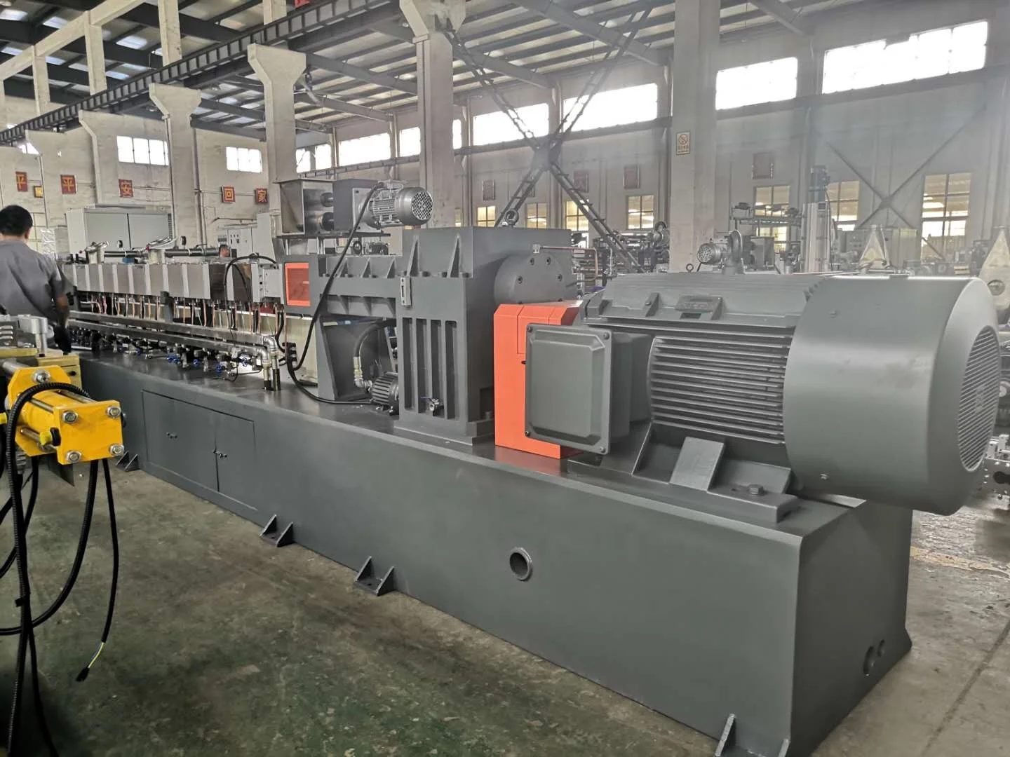 
Siemens PLC Control System / PLA/PBAT biodegradable Compounding Extruder 