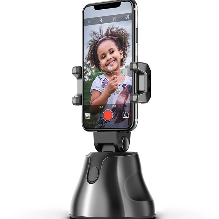 

Mobile Gimbal 360 Degree Rotation Stabilizer Auto Face Tracking Selfie Stick Phone Smartphone Gimbal
