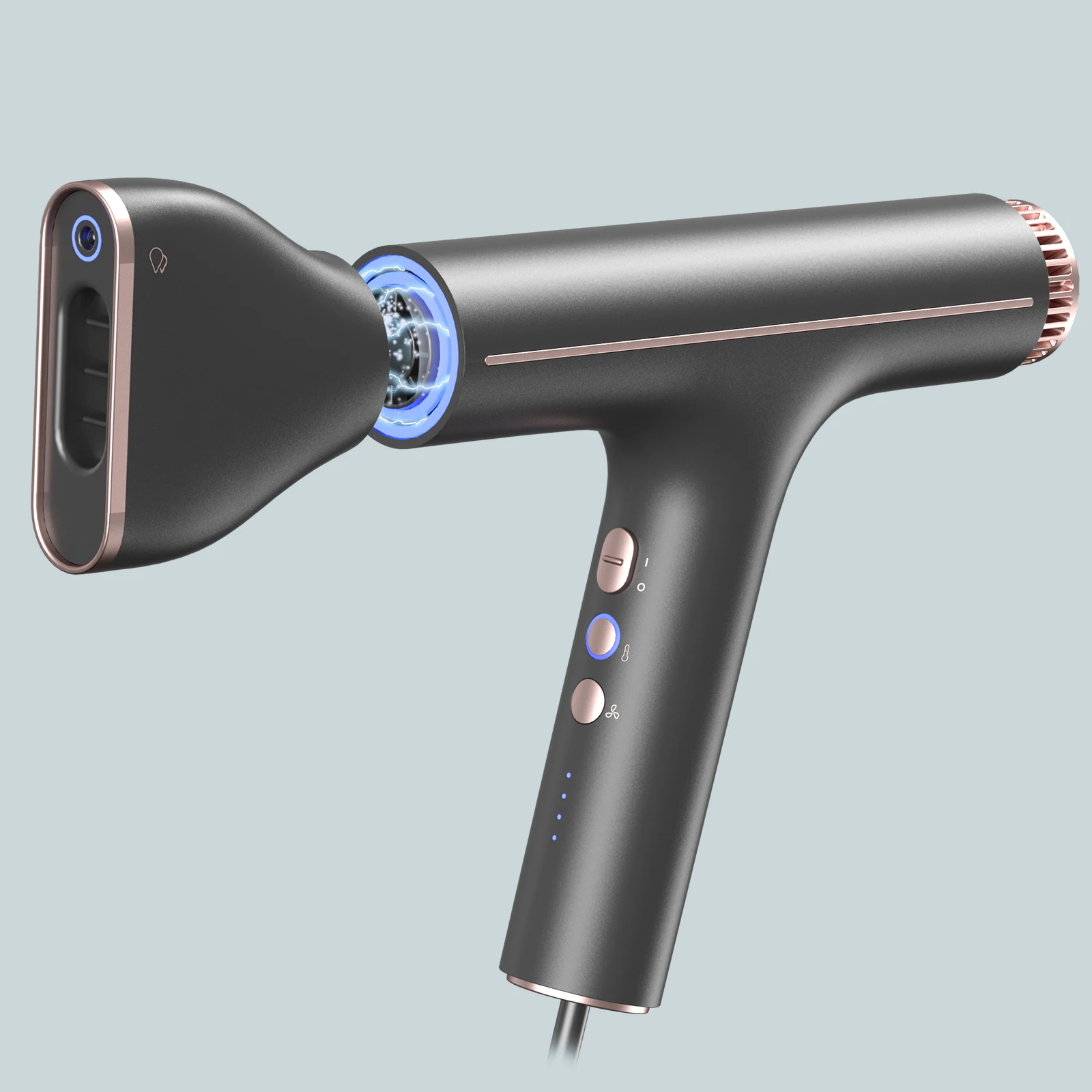 

T11 1100W 110000Rpm Overseas Warehouse BLDC Motor Water ion Hair Dryer High Speed Salon Mini Anion Hair Dryer With Concentrator