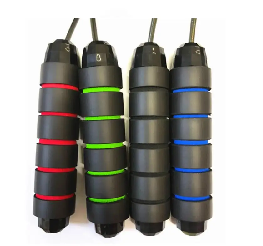 

High quality professional adjustable plastic pvc fitness speed skipping jump rope, Customized color