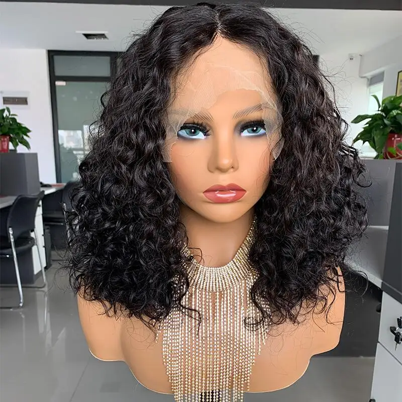 

Cheap Price Colored Brazilian Human Hair 1B 30 Blonde Cheap Short Bob 13x1 Lace Front Wig