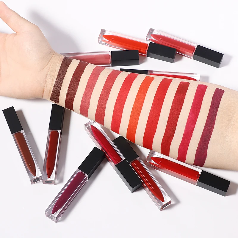 

Best Sell Stock No Brand High Quality Low MOQ Makeup Liquid Lipstick Set