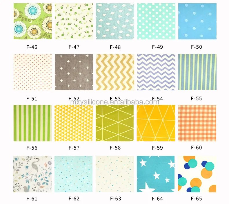 Reusable eco friendly natural beeswax food wrap cotton fabric