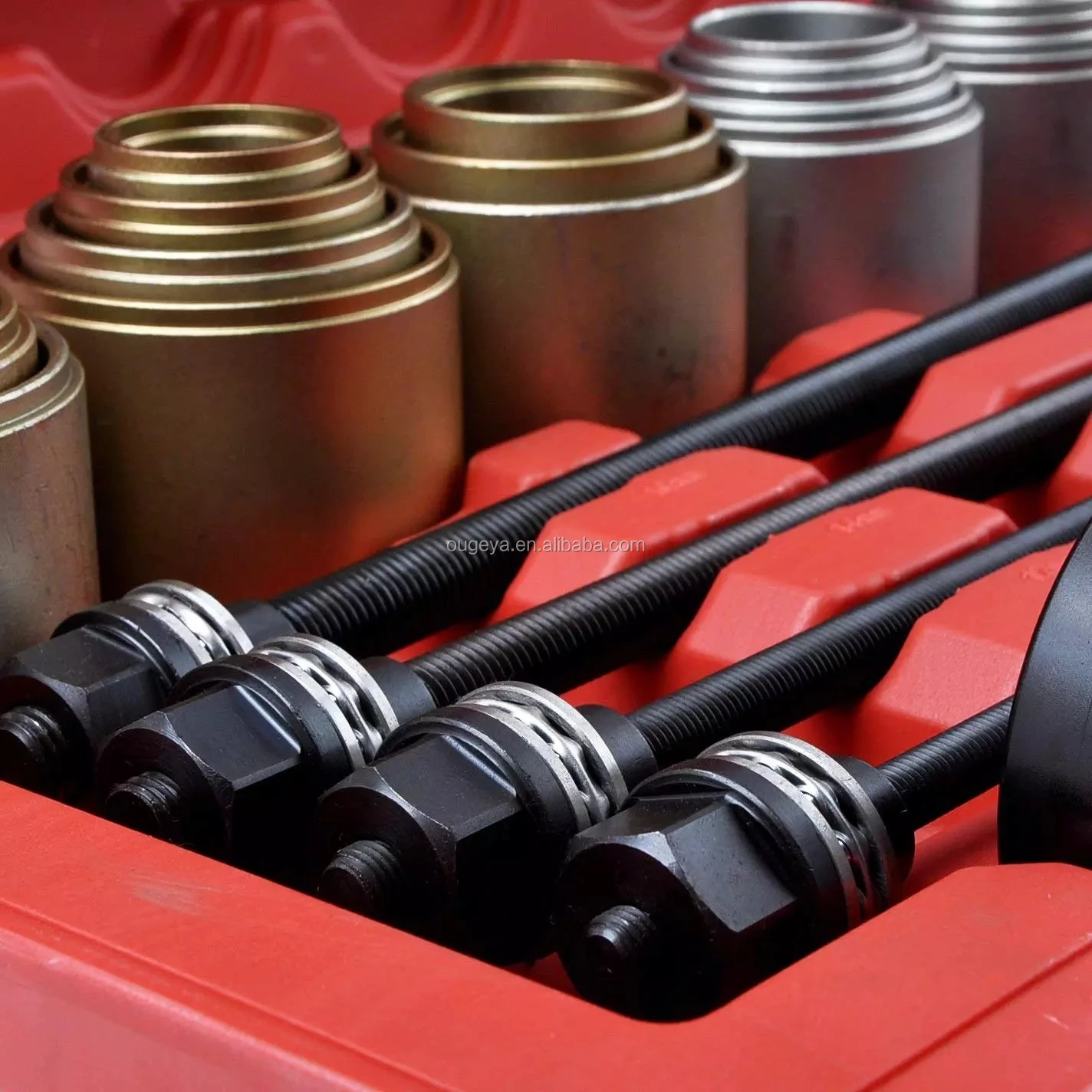 27pc Universal Press And Pull Sleeve Kit,Manual Bushing Installation