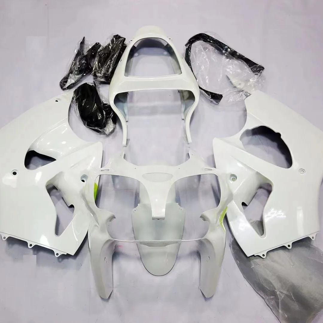 

2021 WHSC Motorcycle Accessories Fairings Kit For KAWASAKI 6R 2000 White, Pictures shown