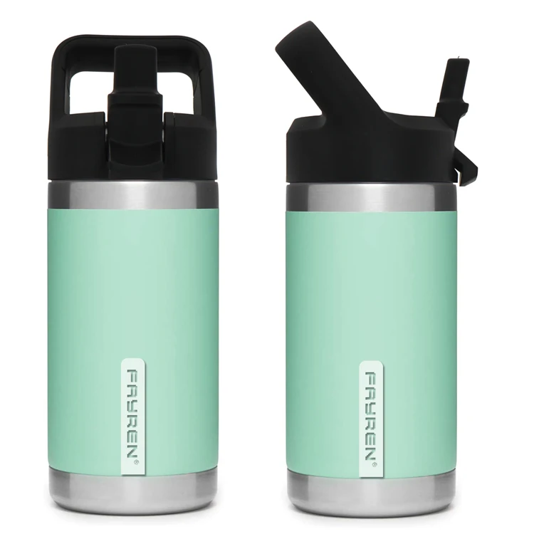 

New design high quality custom stainless steel insulated sports Drinking water bottle with Straw and Handle, Customized color