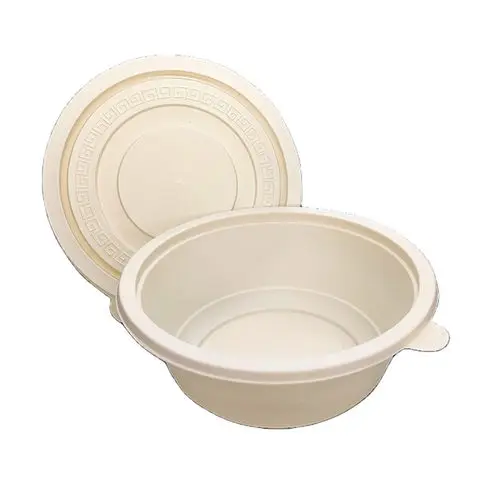 

100%Eco-Friendly Disposable Cornstarch Biodegradable Paper Soup Bowl, Natural or customized