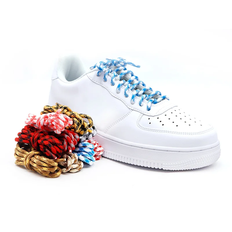 

Shoes Accessories Manufacturer Hot Sale Round polyester shoe laces for Trendy Shoes