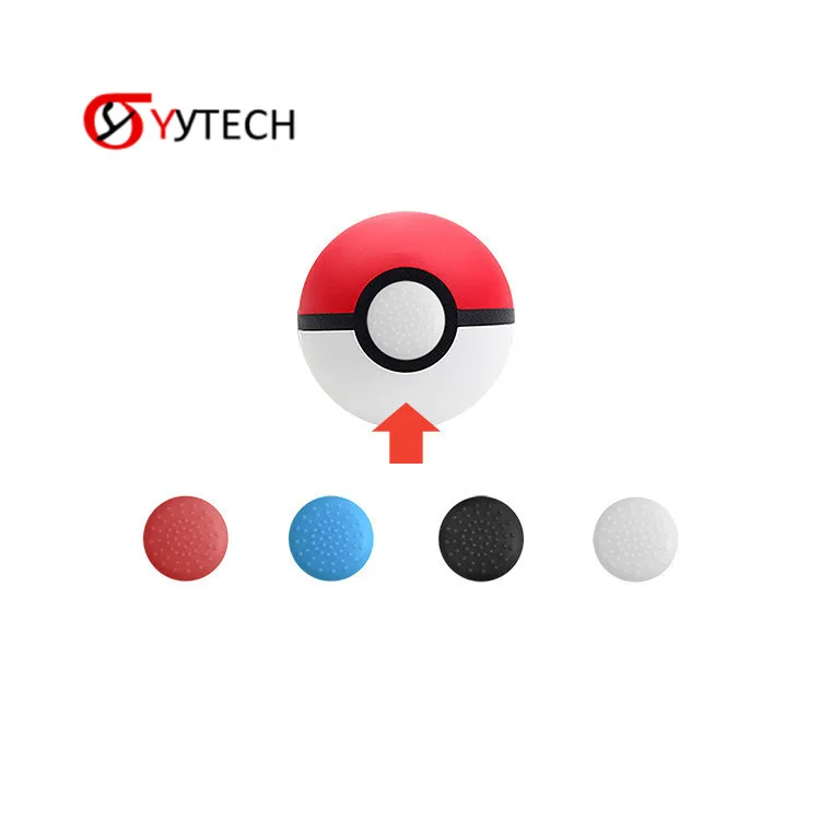 

SYYTECH New Game Controller Joystick TPU Silicone thumb button cap for Nintendo Switch Pokemon Lets Go Ball Plus Accessories