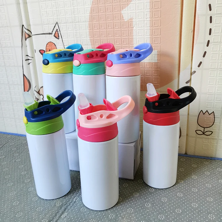 

Custom Logo Sublimation Printable Double Wall Insulated Vacuum 350ml Kids Water Bottle Tumbler