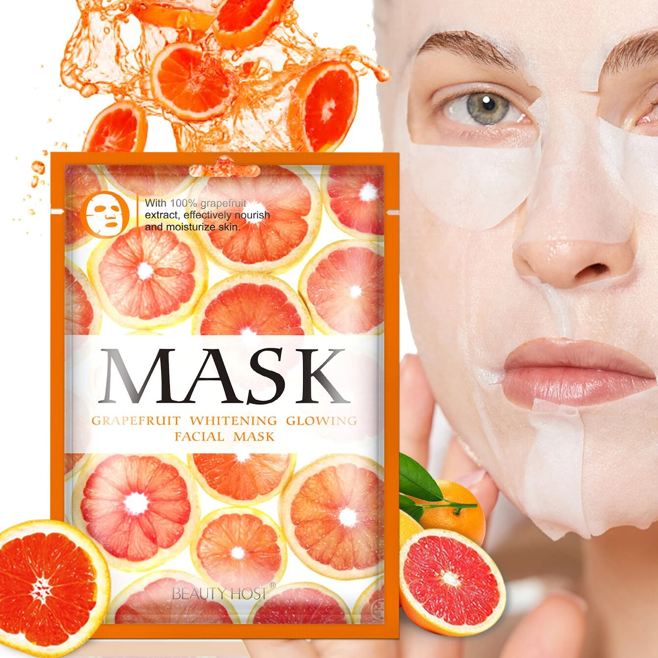 

Cheap Price Fruit Mask Skin Whitening Mask Grapefruit Face Mask Skin Care
