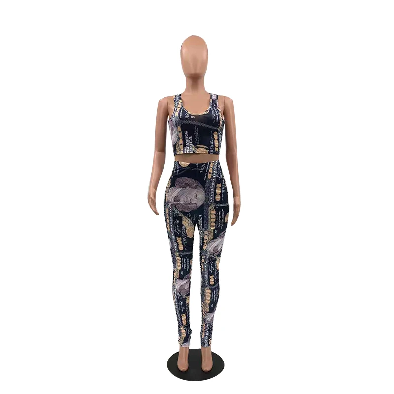 

Hight Quality Casual Tie-dye Asymmetrical Two-piece Pants Set