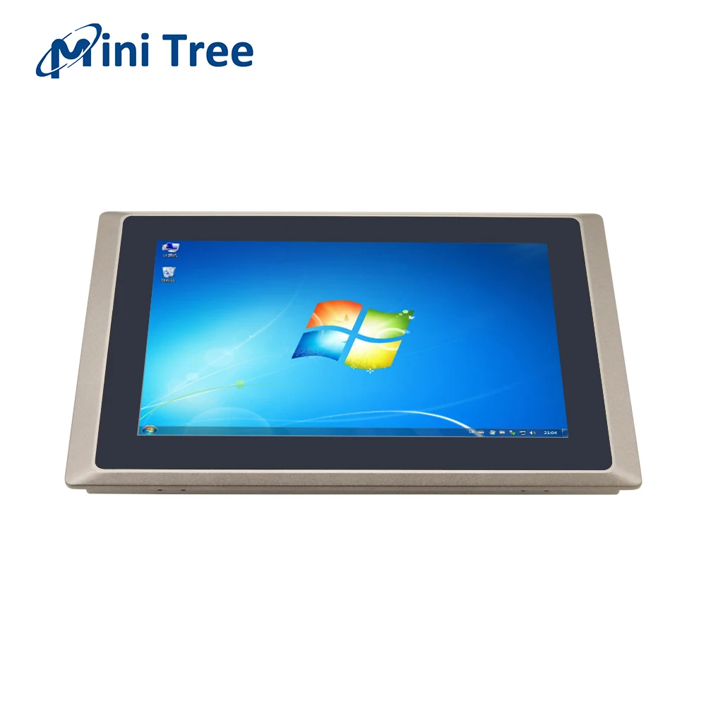 

21.5 inch LCD Monitor i3 i5 i7 6200U 6500U 7267U DDR4 8GB 2*RS232 Com WIFI Industrial Touch Screen All in One Pc, Silver