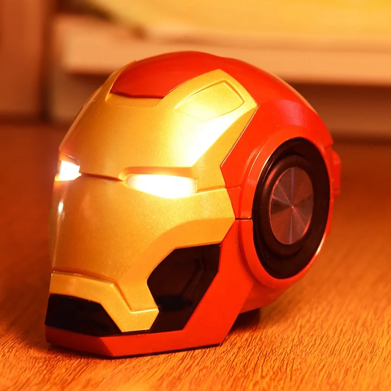 
2020 new Bluetooth Speaker Iron Man Mobile Phone Waterproof Computer Wireless Microphone 