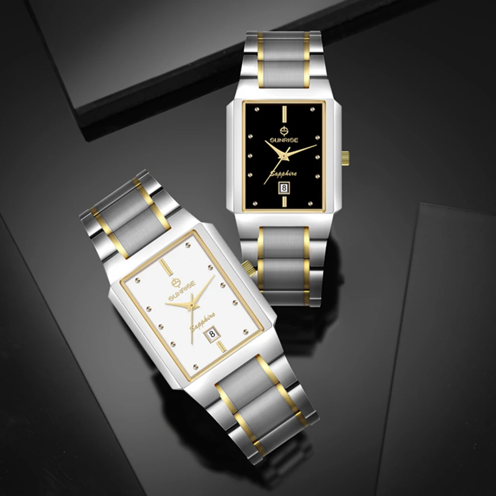

Sunrise Top Sellers 2020 For Amazon Custom Logo Minimalist Luxury Chronograph Stainless Steel Wristwatches Men Low MOQ OEM Watch