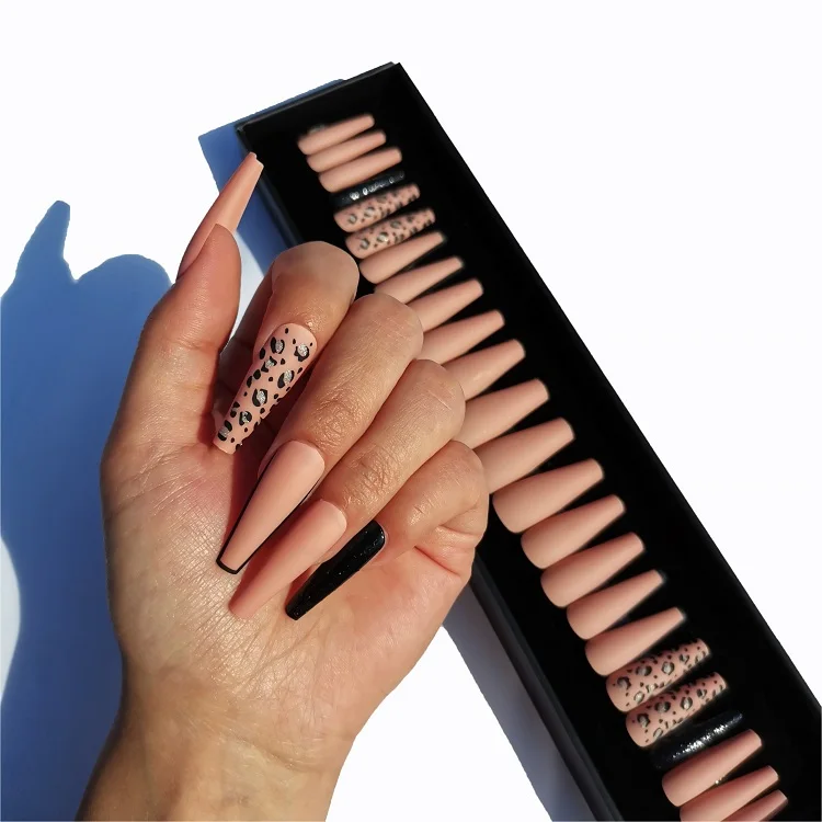 JP0003 24pcs Coffin Artificial Fingernails Press on Nails False Finger Nail for Women, Nude color
JP0003 24pcs Coffin Artificial Fingernails Press on Nails False Finger Nail for Women, Nude color