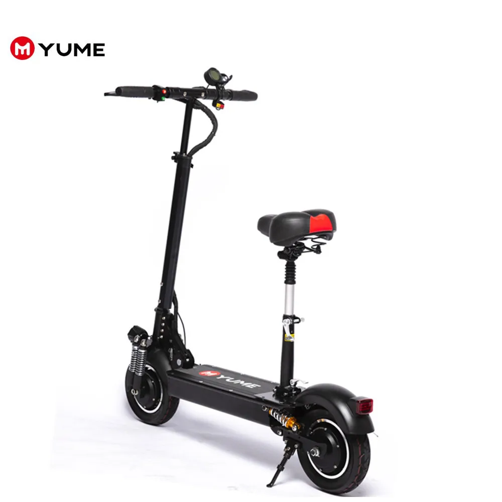 

YUME Most popular electric scooter 2000W Adults China small enclosed 2 wheel mobility scooter with 2 seat, Black color