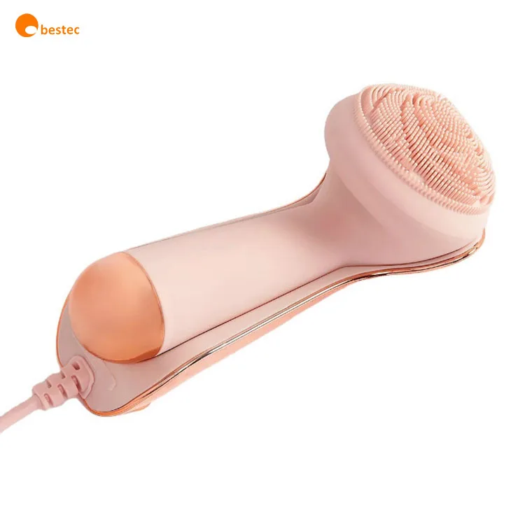 

Electric Face Wash Brush Skin Cleaner Facial Cleansing Cleanser Brush Best Electric Face Brush, Pink