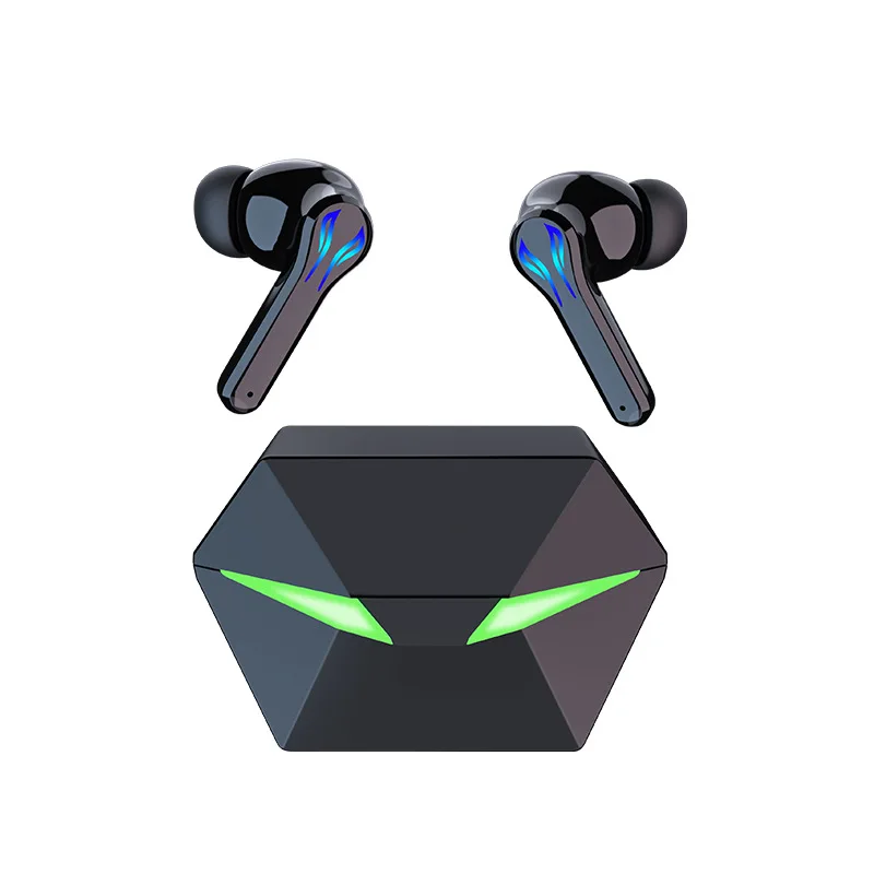 

2021 new wireless game earphone for gaming low-latency 3D stereo headphone TWS BT 5.0 games earphones hearset earbuds P86, Black