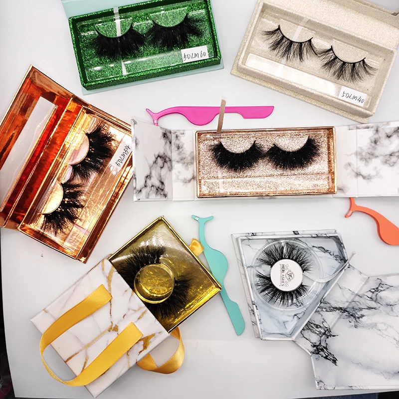 

Soft serbian volume mink lashes 100%mink wywlashes strip for sale