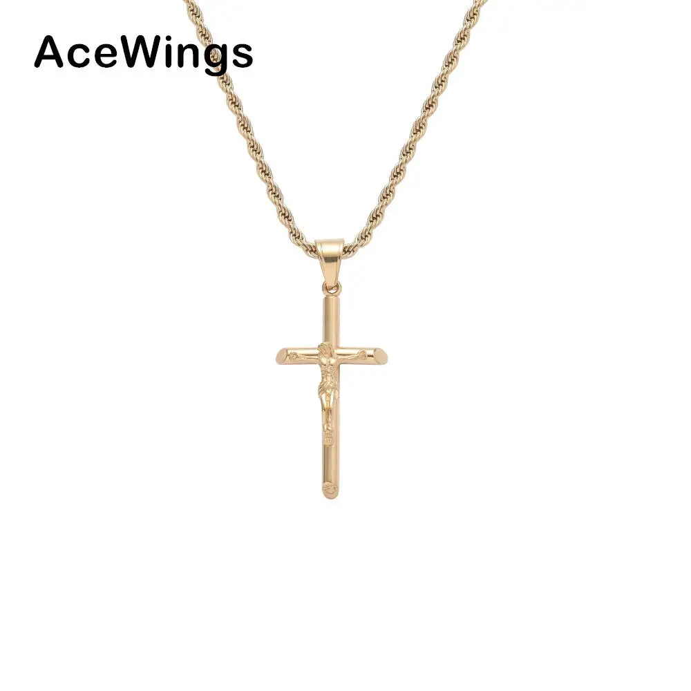 SN267  Stainless Steel Crystal Jewelry Pendant Necklace for Men