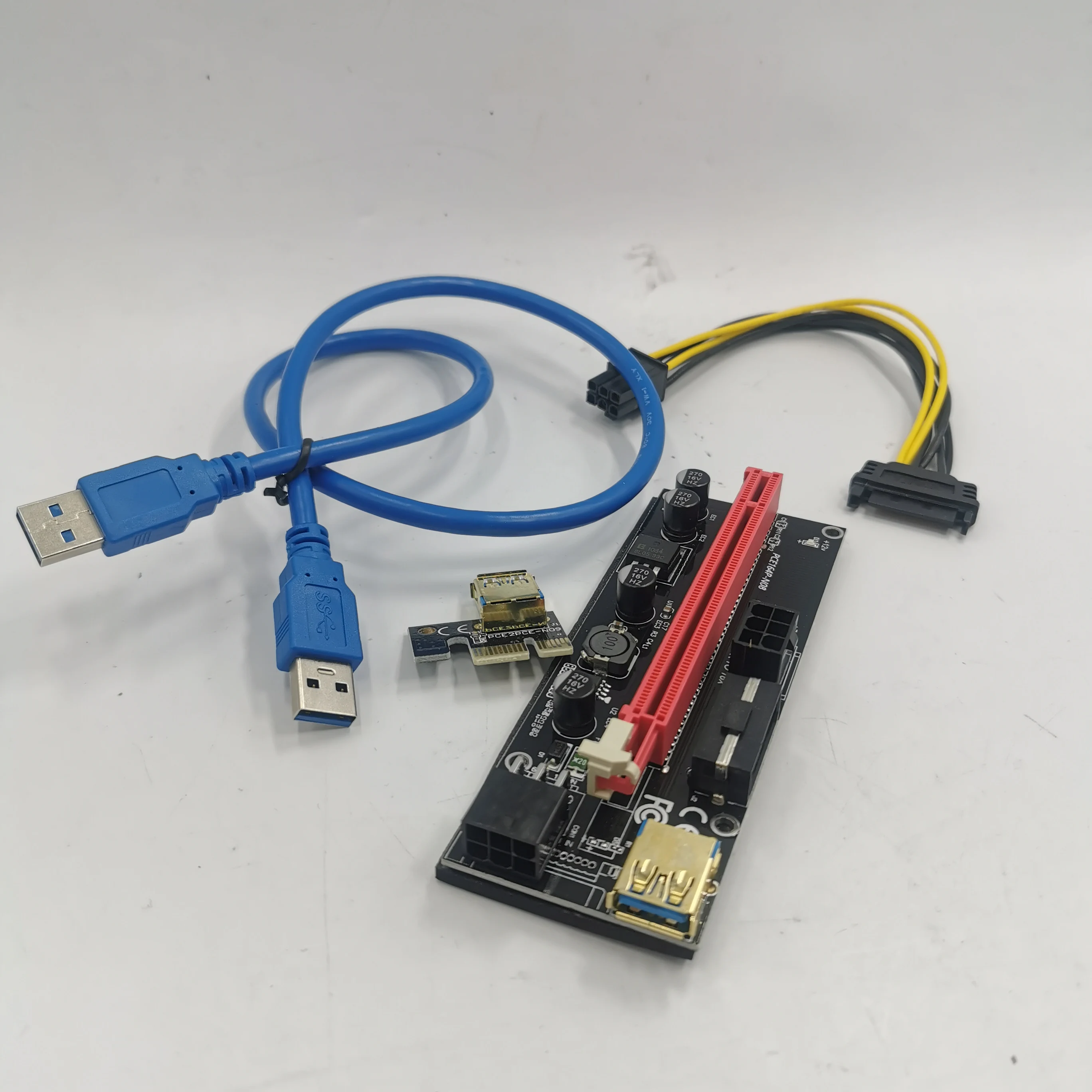 

Good quality Riser PCIE VER009S PCI-E 1X to 16X 009 Card Extender Express Adapter