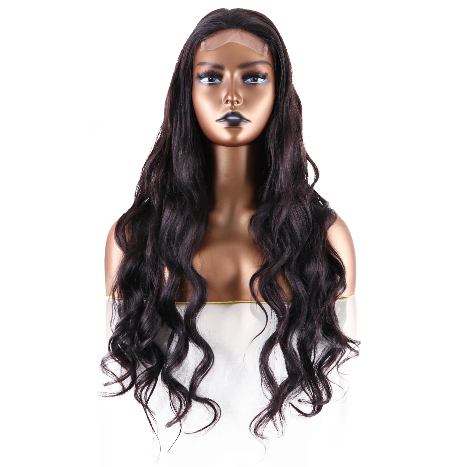 

Brazilian Hair 4X4 Lace Closure Human Wig Body Wave Unprocessed Wigs Natural Hairline Preplucked