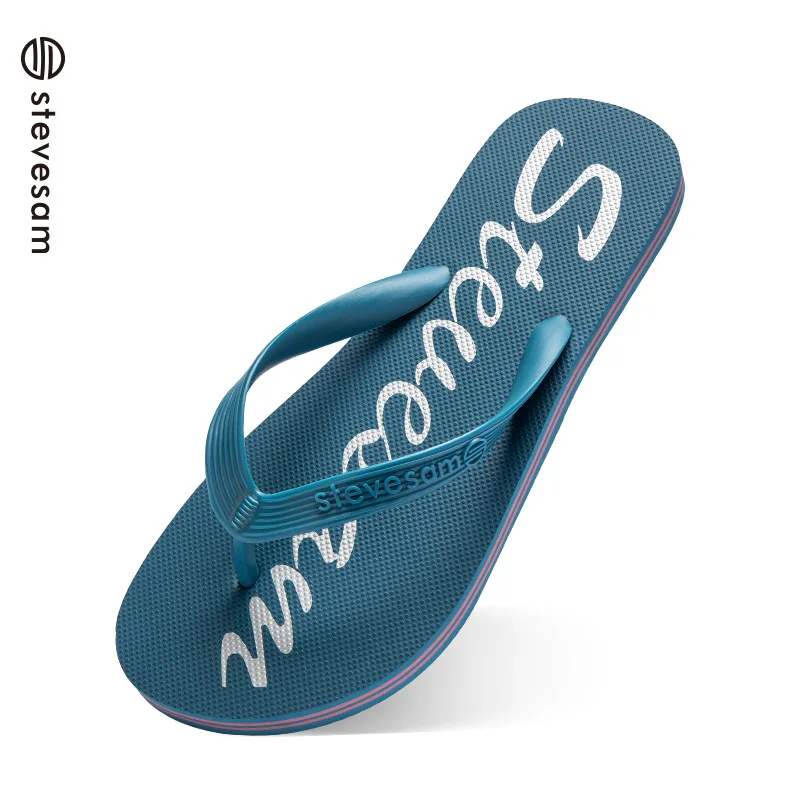 

Custom Flip Flops for Men Beach Slippers PVC High Quality Comfortable Fancy Slippers, Black/grey/blue/blue2/blue3