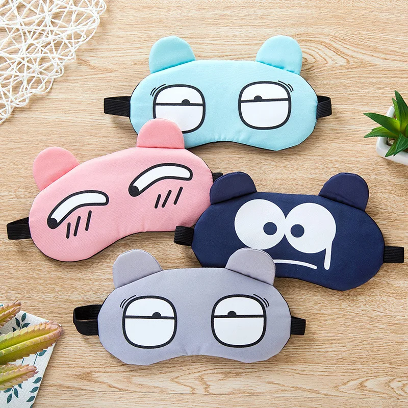 

Wholesale Sleeping Shading Breathable Blindfold Cute Cartoon Ice Hot Eye Protection Eye Mask, Customized color