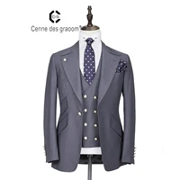 

Perfect quality wool fabric Slim for man suit men's long suits for sale set