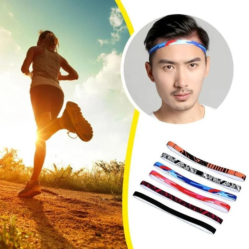 

TY Sport Hairband Head Band Sweat Anti-slip Elastic Biking Sweatband Bands Headbands badminton Hair Grip fitness accessories, Customized