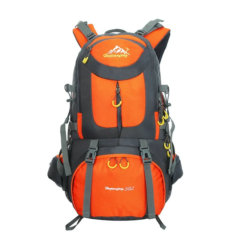 

Amazon 50L lightweight water repellent nylon outdoor rucksack backpack camping bag, Customized