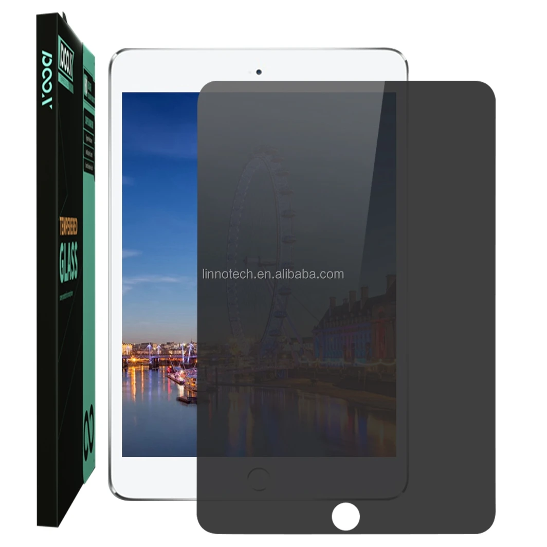 

Privacy screen protector filter Anti spy Anti peeping Tablet Tempered glass screen protector for ipad Air 234 Pro 9.7 Pro 12.9