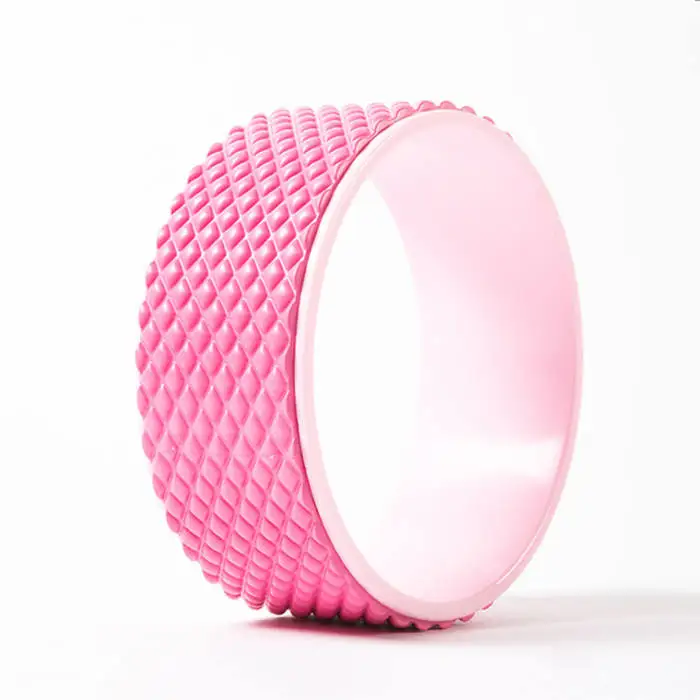 

Yoga wheel women home exercise training body building fitness back eva colorful yoga wheel, Purple,pink,blue