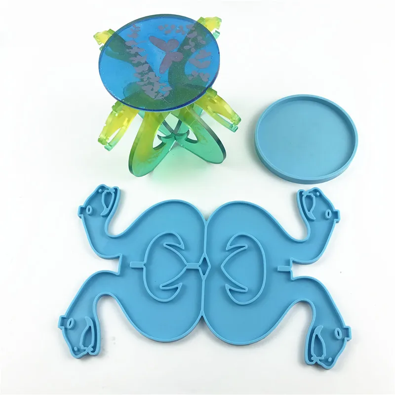 

5349+1040 Snake Potted Plant Stent Silicone Mould and Light Epoxy Process Jewelry Mould DIY Manual Mould