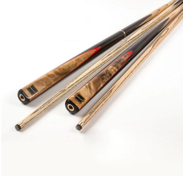 Wholesale Free Shipping RILEY RHY200/201 Billiard One Piece 3/4 Split Snooker Cue 10mm Deer Master Tip Ashwood with Extension