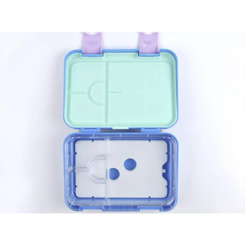 

Leak-Proof, 5-Compartment Bento-Style Kids Lunch Box Ideal Portion Sizes for Ages 3 to 7 BPA-Free, Dishwasher Safe, Customized color
