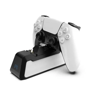

PS5 Controller Charger Double USB Fast Charging Docking Station Stand with LED Indicator for Play station 5 PS5 Controller