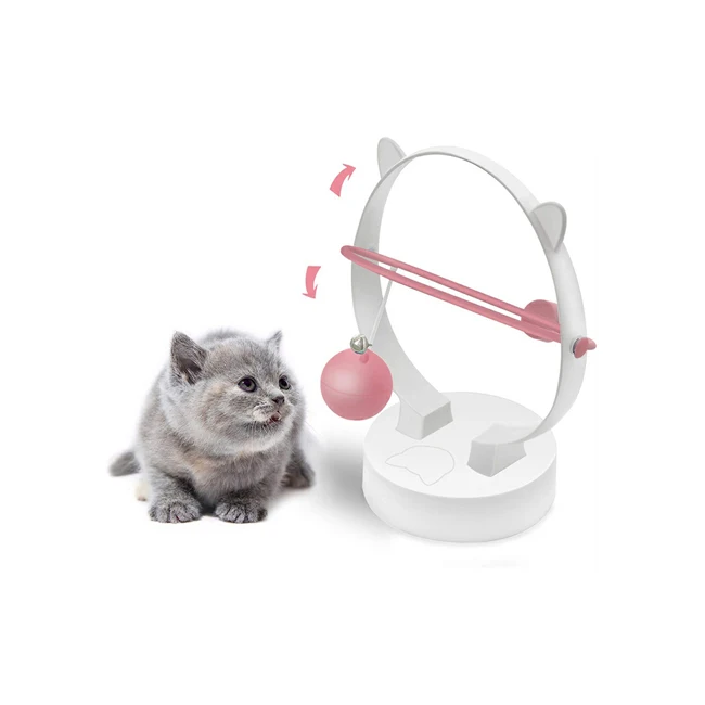 

Funny Kittens Indoor Interactive Automatic Spin Ball Cat Toy Electronic