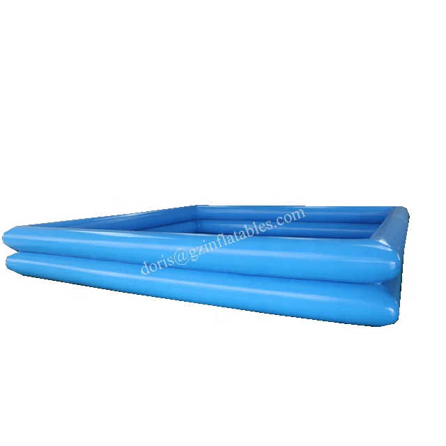 

Commercial Portable Double Layer Inflatable Square Pool/1.3M High Good Quality Inflatable Water Swimming Pool