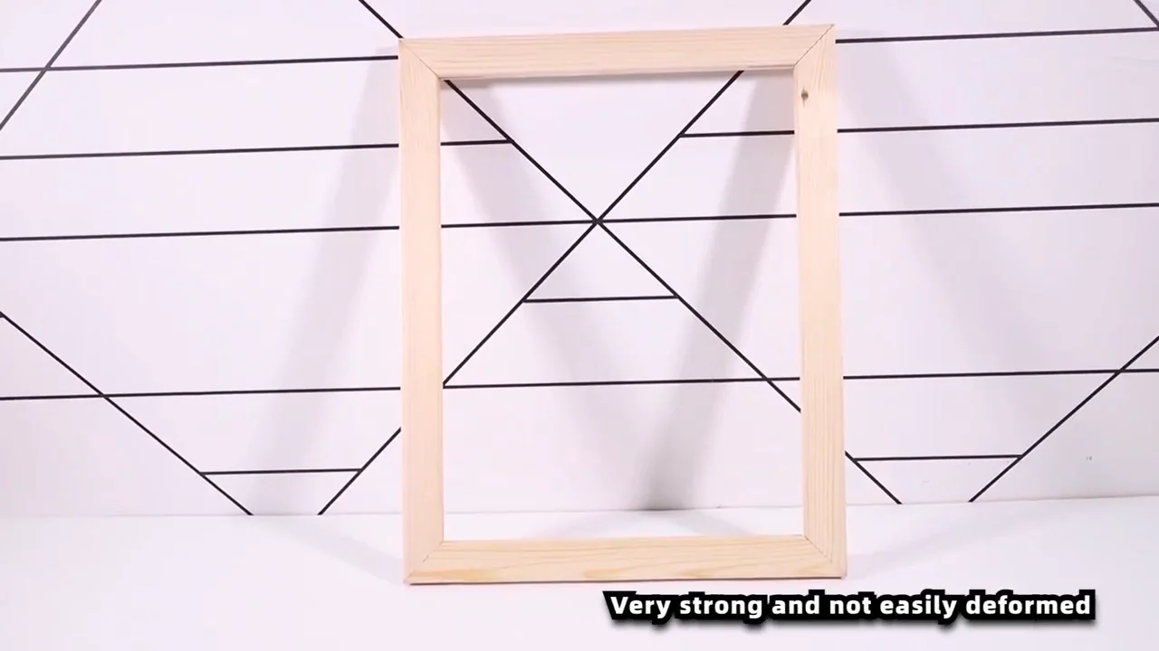 Wholesale Custom Size Soild Pine Wood Stretcher Bars Diy Inner Frame