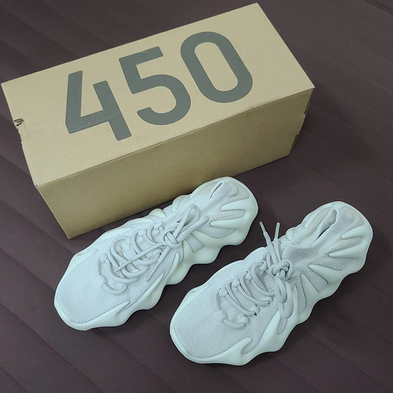 

2021 New Yeezy 450 Cloud White Original Top Quality Men Shoe Summer Fashion Women Casual Shoes Sports Shoes, Beige,black