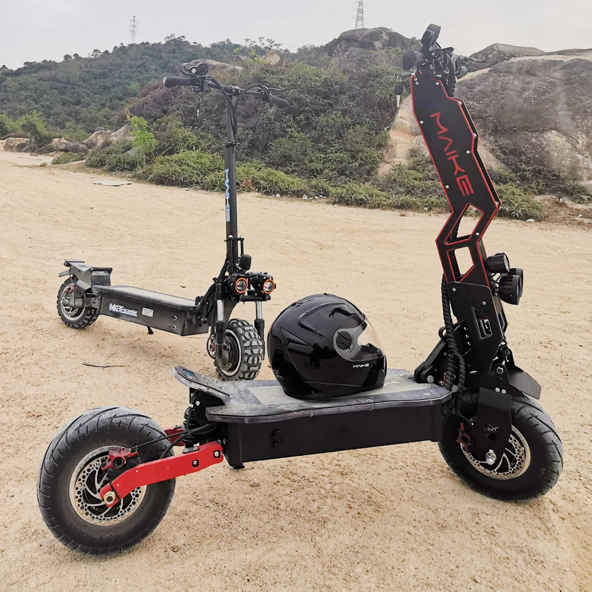 

Maike MKS 8000W eu Warehouse fast shipping black Friday off road 13 inch dual motor trottinette dualtron adult electric scooters