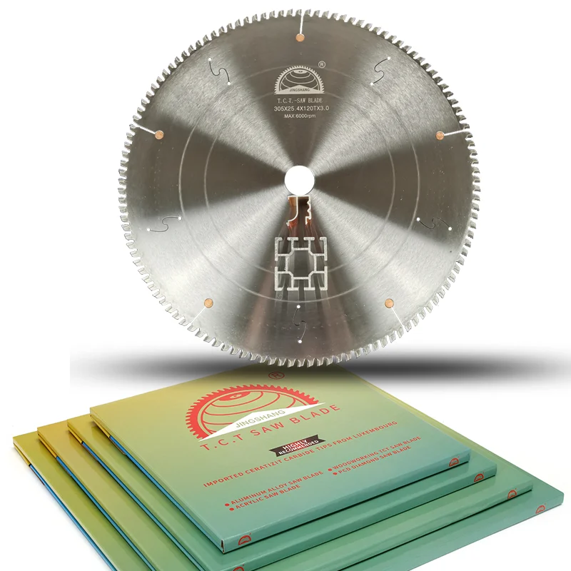 12-Inch 120 Tooth TCG Aluminum and Non-Ferrous Metal Saw Blade with 1-Inch Arbor 305X3.0X25.4X120T