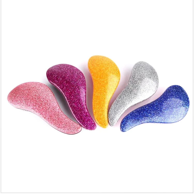 

2021 Tangled Comb Detangling Hairbrush TT Large Professional Custom Logo Tangle Hair Brush, Mixed colors