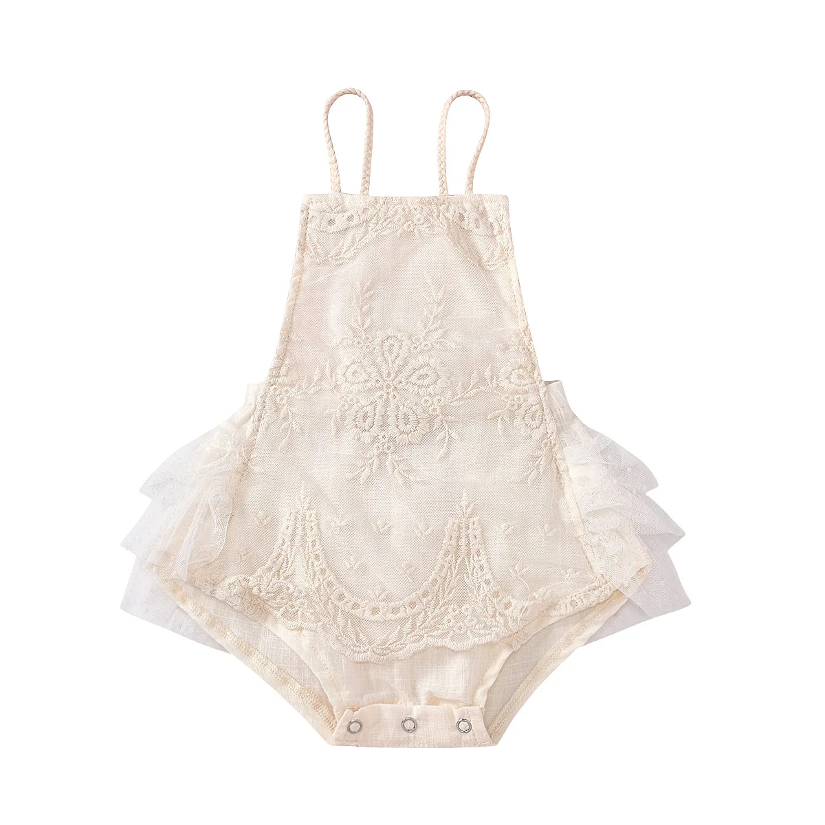 

Hot sale Ins Summer baby girl one-piece bodysuit lace baby girl rompers