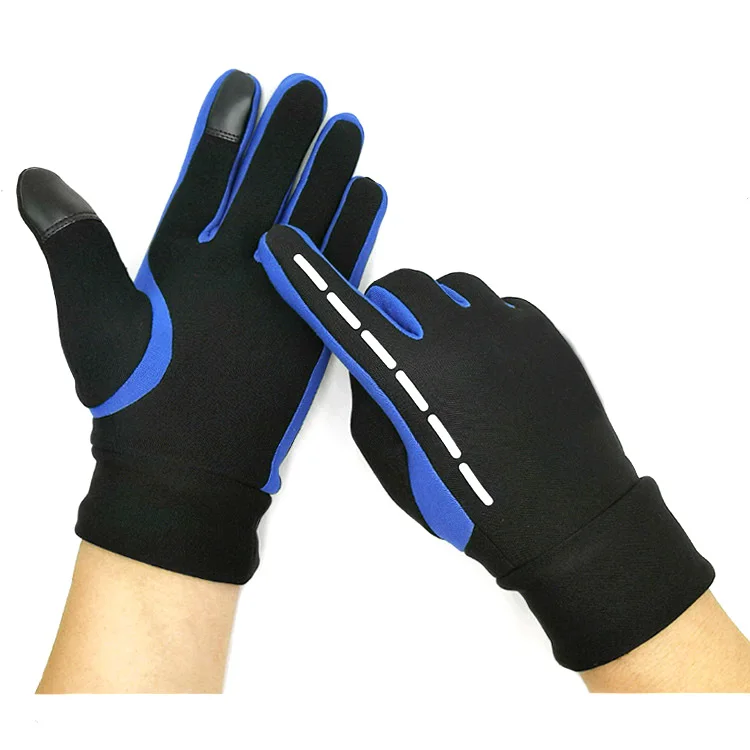 

Manufacturers Wholesale Personalized men winter warm Motorcycle Racing Gloves, Black, blue, red