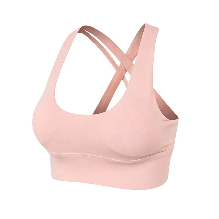 

Sportswear Female Fitness Wholesale Yoga Sports Bra Pink, Any colors can be made