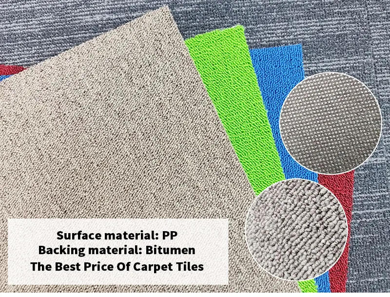 Pp Material Modular Commercial Office Carpet Flooring Office Heavy